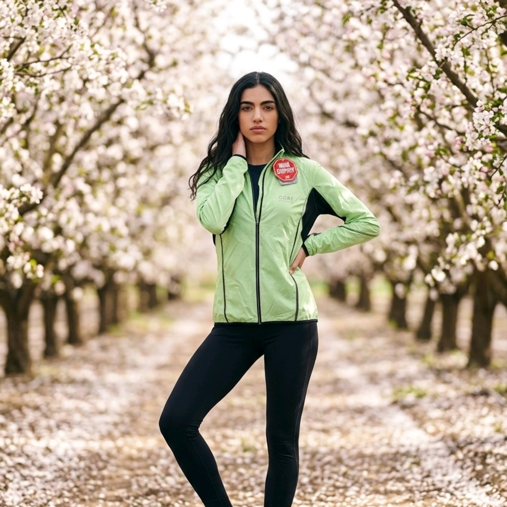 GORE- Light Green Windbreaker Jacket - Women's